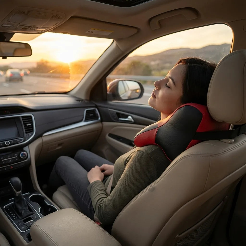 coussin oreiller voiture ergonomique confort