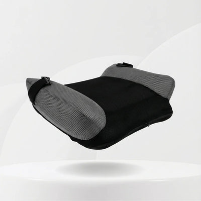 Coussin qui se gonfle voiture rehausseur - Tissu Maille Noir et Gris