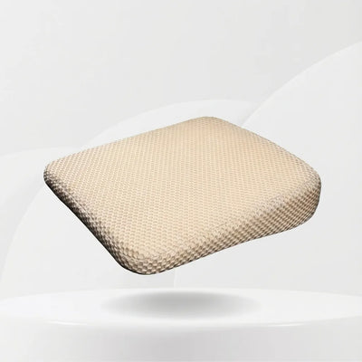 Coussin rehausseur conducteur voiture - Tissu Alvéolé Beige 8cm