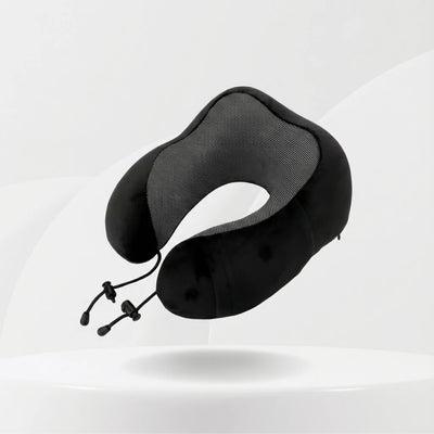 Oreiller cervical voiture - Motif Chaton Rose