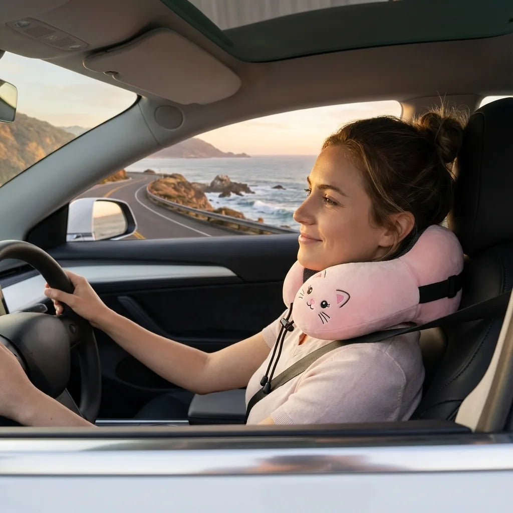 oreiller cervical voiture ergonomique confort