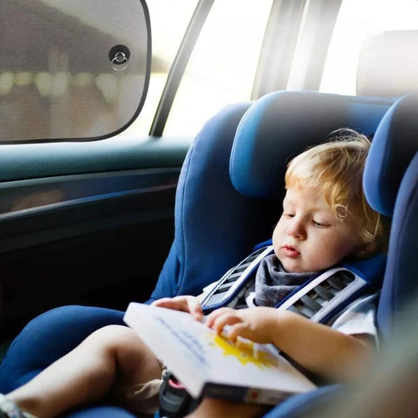 Pare-Soleil Voiture Bébé, 2 Pièces Pare-Soleil Auto-Adhésifs pour