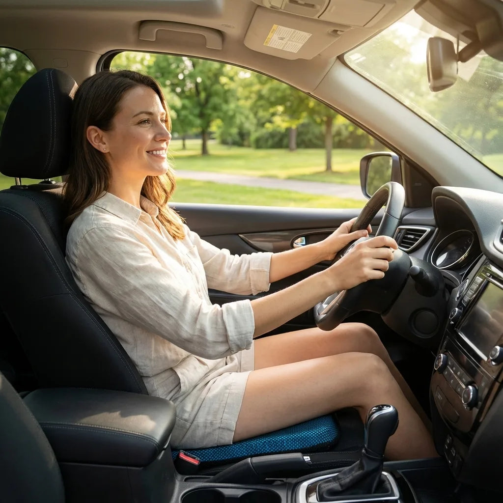 petit coussin voiture gel soulagement sciatique