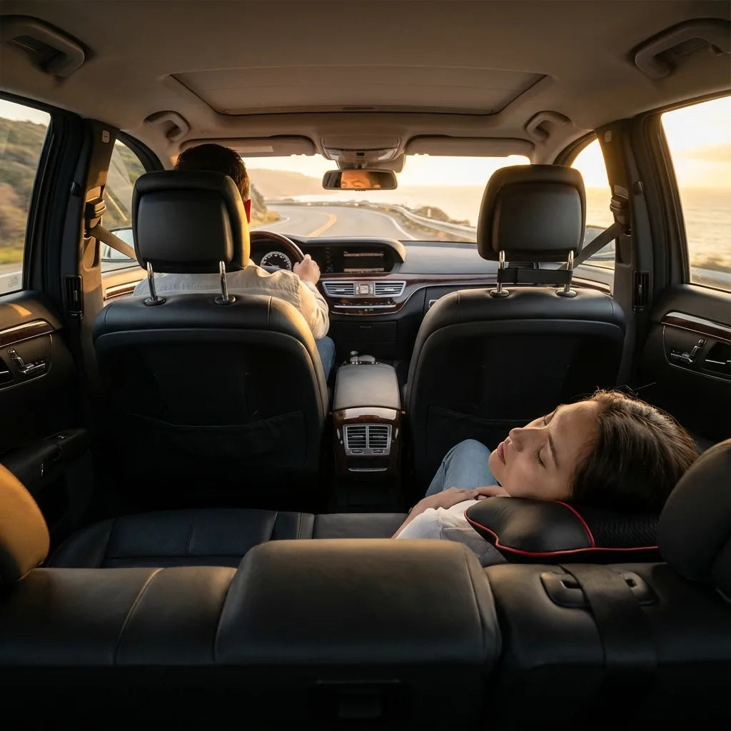 petit oreiller de voiture ergonomique doux