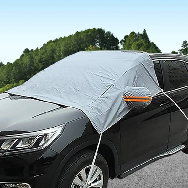 Housse Pare-brise Universelle – Anti-UV, Imperméable, Anti-feuilles – Pour Voiture Et SUV - 2