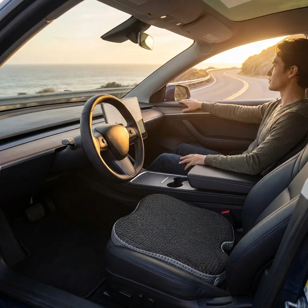 sur siege voiture memoire de forme confort thérapeutique